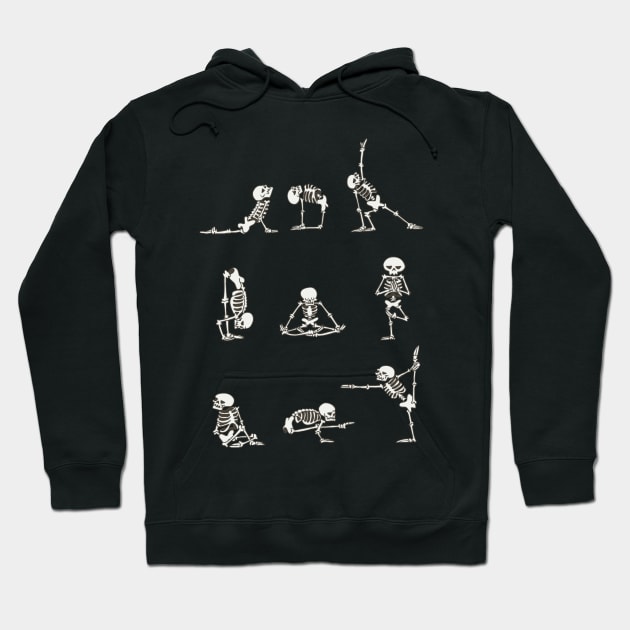 Skeleton Yoga Sport Funny Hoodie by brillallfarriambd